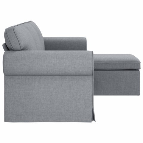 VidaXL Sofa Jasnoszary 195 x 138 x 80 cm tkanina