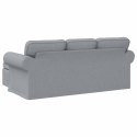 VidaXL Sofa Jasnoszary 195 x 138 x 80 cm tkanina