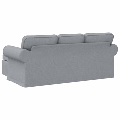 VidaXL Sofa Jasnoszary 195 x 138 x 80 cm tkanina