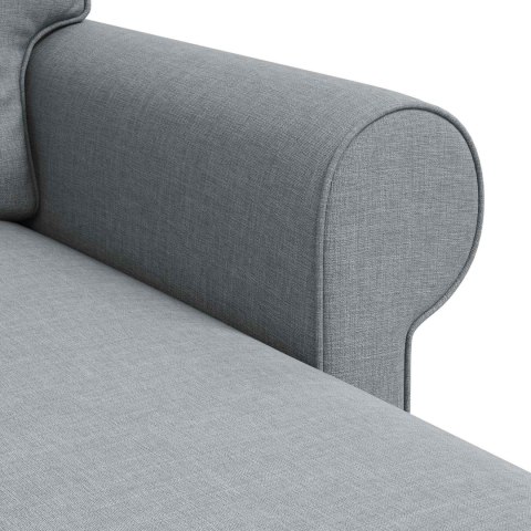 VidaXL Sofa Jasnoszary 195 x 138 x 80 cm tkanina
