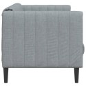 VidaXL Sofa trzyosobowa, jasnoszara, tkanina