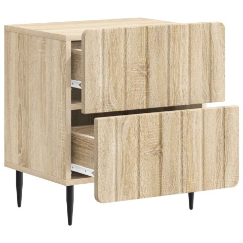 VidaXL Szafka Nocna dąb Sonoma 43 x 34,5 x 49,5 cm Drewno inżynieryjne