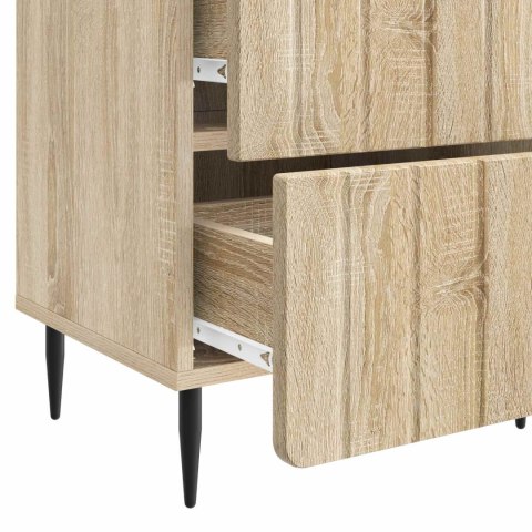 VidaXL Szafka Nocna dąb Sonoma 43 x 34,5 x 49,5 cm Drewno inżynieryjne