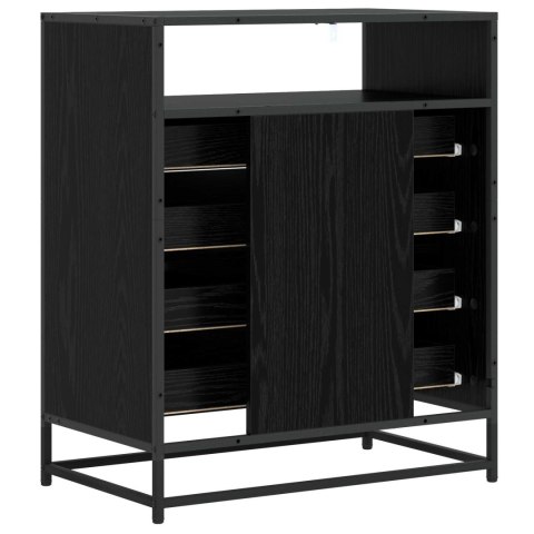 VidaXL Szafka z Szufladami 4-Szuflada Czarny dąb 70 x 41 x 83,5 cm