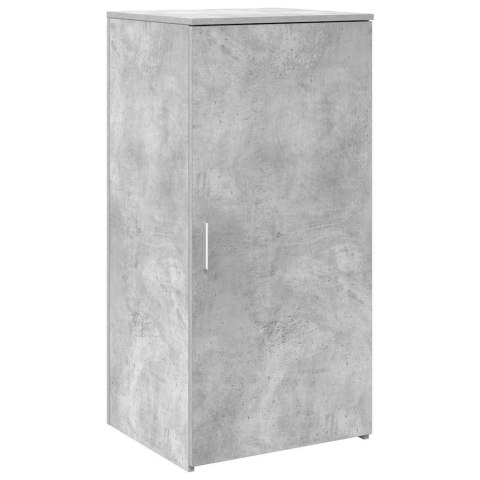 BIURKO RECEPCYJNE BETONOWE SZARE 155X50X103,5CM DREWNO KLEJONE