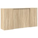 BIURKO RECEPCYJNE DĄB SONOMA 200X50X103,5CM DREWNO KLEJONE