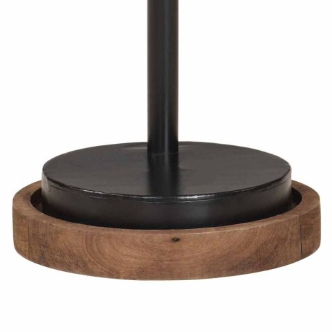 VidaXL Lampa stołowa, 25 W, czarna, 18x18x60 cm, E27