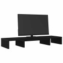 PODSTAWKA POD MONITOR, REGULOWANA, CZARNY DĄB, 80X24X10,5 CM