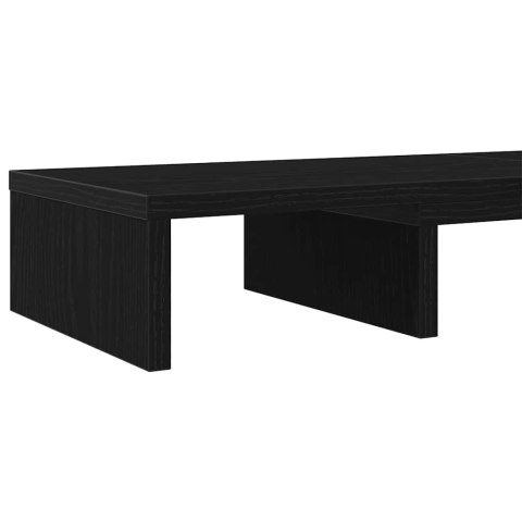 PODSTAWKA POD MONITOR, REGULOWANA, CZARNY DĄB, 80X24X10,5 CM