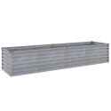 VidaXL Podwyższona grządka ogrodowa 194x50x36 cm, stal Corten