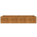 VidaXL Podwyższona grządka ogrodowa 194x50x36 cm, stal Corten