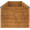 VidaXL Podwyższona grządka ogrodowa 194x50x36 cm, stal Corten