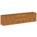 VidaXL Podwyższona grządka ogrodowa 291x50x69 cm, stal Corten