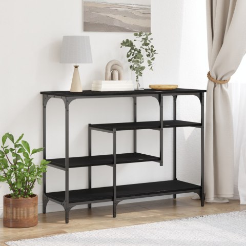 VidaXL Stół Konsolowy Czarny dąb 100 x 35 x 75 cm
