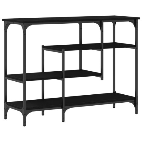 VidaXL Stół Konsolowy Czarny dąb 100 x 35 x 75 cm