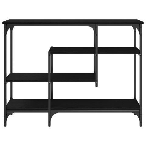 VidaXL Stół Konsolowy Czarny dąb 100 x 35 x 75 cm