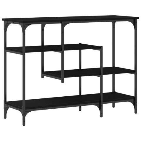 VidaXL Stół Konsolowy Czarny dąb 100 x 35 x 75 cm