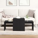 VidaXL Stolik gniazdowy Czarny Dąb 100 x 48 x 40 cm