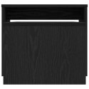 VidaXL Stolik gniazdowy Czarny Dąb 100 x 48 x 40 cm