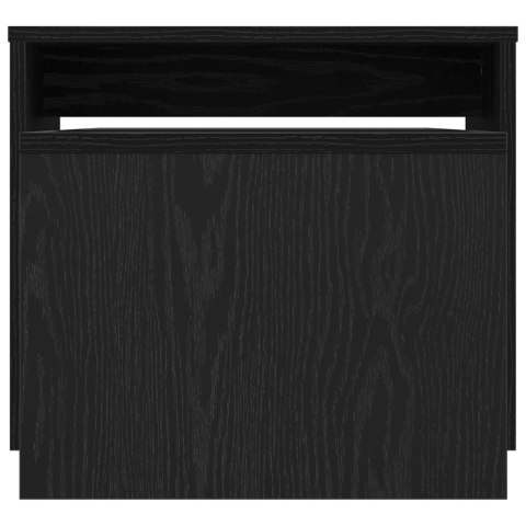 VidaXL Stolik gniazdowy Czarny Dąb 100 x 48 x 40 cm
