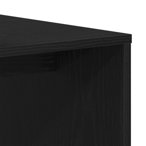 VidaXL Stolik gniazdowy Czarny Dąb 100 x 48 x 40 cm