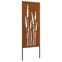 VidaXL Ekran zapewniający prywatność w ogrodzie Rdzawy 50 x 140 cm