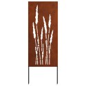VidaXL Ekran zapewniający prywatność w ogrodzie Rdzawy 50 x 140 cm