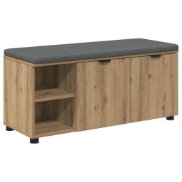 VidaXL Ławka w przedpokoju Dąb Rzemieślniczy 100 x 38 x 46 cm