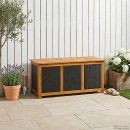 SKRZYNIA DO PRZECHOWYWANIA W OGRODZIE 185 L LITE DREWNO AKACJI