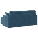 VidaXL Sofa Niebieski 178 x 134 x 80 cm Aksamit