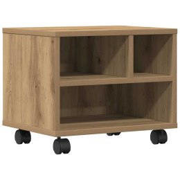 VidaXL Stojak na drukarkę Dąb rzemieślniczy 41 x 32 x 34,5 cm
