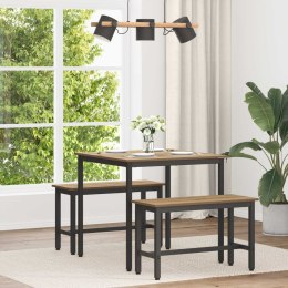 VidaXL Stoły do jadalni 80 x 80 x 75 cm Drewno inżynieryjne Kwadrat
