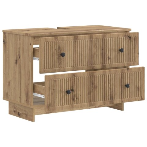 VidaXL Szafka pod umywalkę EDE Dąb artisan 82 x 41 x 59 cm
