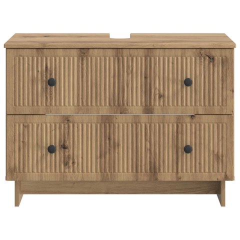 VidaXL Szafka pod umywalkę EDE Dąb artisan 82 x 41 x 59 cm
