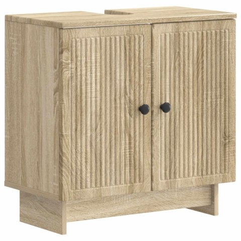 VidaXL Szafka pod umywalkę EDE dąb Sonoma 59,5 x 31,5 x 59 cm