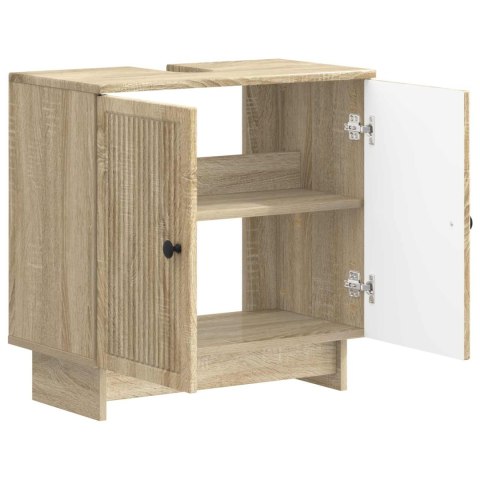 VidaXL Szafka pod umywalkę EDE dąb Sonoma 59,5 x 31,5 x 59 cm
