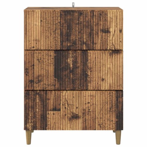 VidaXL Szafka z Szufladami 66 x 34,5 x 90 cm Drewno inżynieryjne