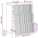 VidaXL Szafka z Szufladami 66 x 34,5 x 90 cm Drewno inżynieryjne