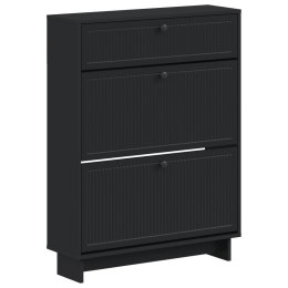SZAFKA NA BUTY EDE 78 X 24 X 103 CM DREWNO INŻYNIERYJNE CZARNY