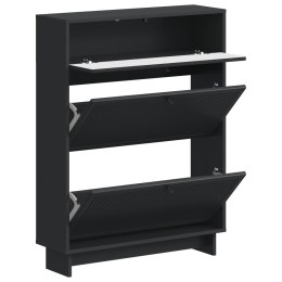 SZAFKA NA BUTY EDE 78 X 24 X 103 CM DREWNO INŻYNIERYJNE CZARNY