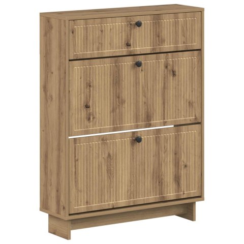 VidaXL Szafka na buty EDE 78 x 24 x 103 cm Drewno inżynieryjne