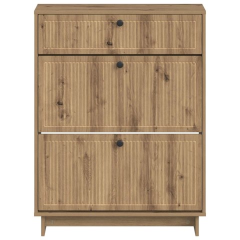VidaXL Szafka na buty EDE 78 x 24 x 103 cm Drewno inżynieryjne