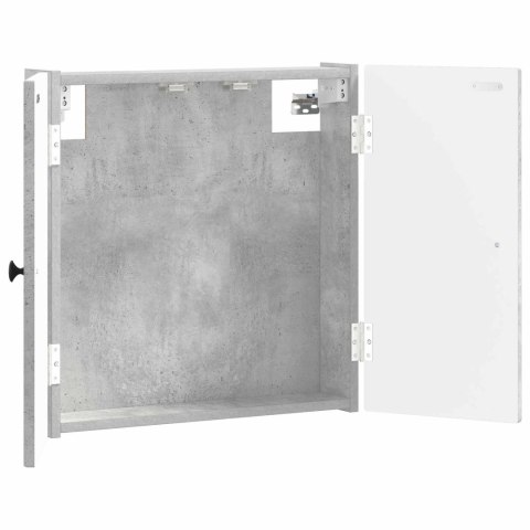 VidaXL Szafka na tarczę do rzutków EDE Betonowy szary