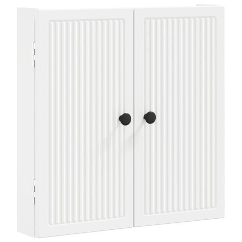 VidaXL Szafka na tarczę do rzutków EDE Biały 52,5 x 10,5 x 53,5 cm