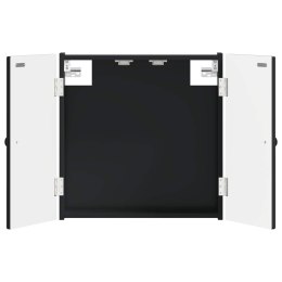 VidaXL Szafka na tarczę do rzutków EDE Czarny 52,5 x 10,5 x 53,5 cm