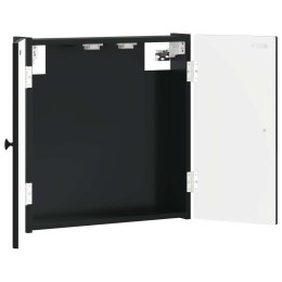 VidaXL Szafka na tarczę do rzutków EDE Czarny 52,5 x 10,5 x 53,5 cm
