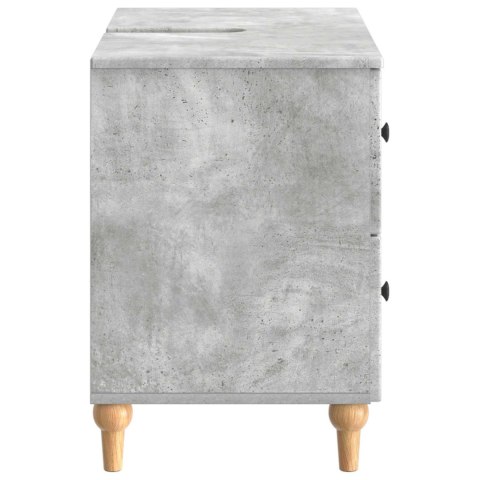 VidaXL Szafka pod umywalkę ALKMAAR Betonowy szary 82 x 41 x 59 cm