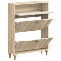SZAFKA NA BUTY ALKMAAR 78 X 24 X 103 CM DREWNO INŻYNIERYJNE