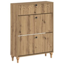 SZAFKA NA BUTY ALKMAAR 78 X 24 X 103 CM DREWNO INŻYNIERYJNE