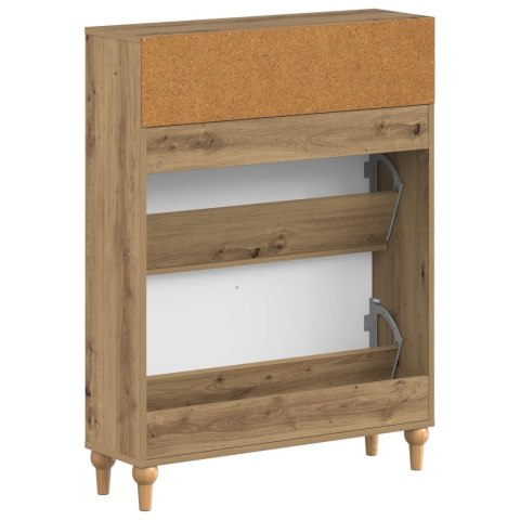 SZAFKA NA BUTY ALKMAAR 78 X 24 X 103 CM DREWNO INŻYNIERYJNE